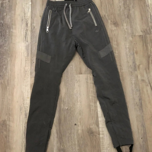 ! ADIDAS ORIGINALS BLUE VERSION NYLON TRACK PANTS sz Small - Picture 8 of 8